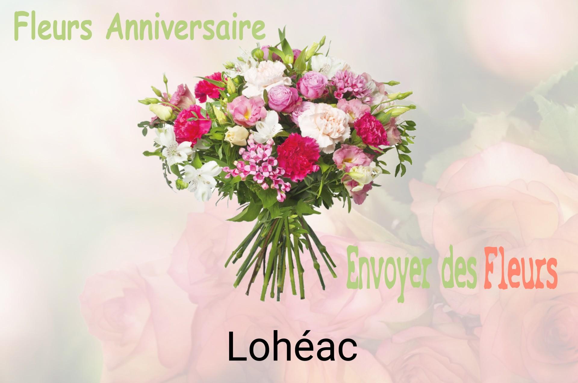 Bouquet de fleurs d’anniversaire livré à Lohéac